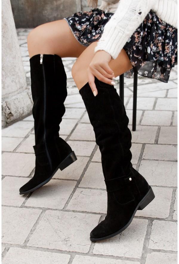 Lune London | Warm Suede Boots Comfortable Winter Shoes