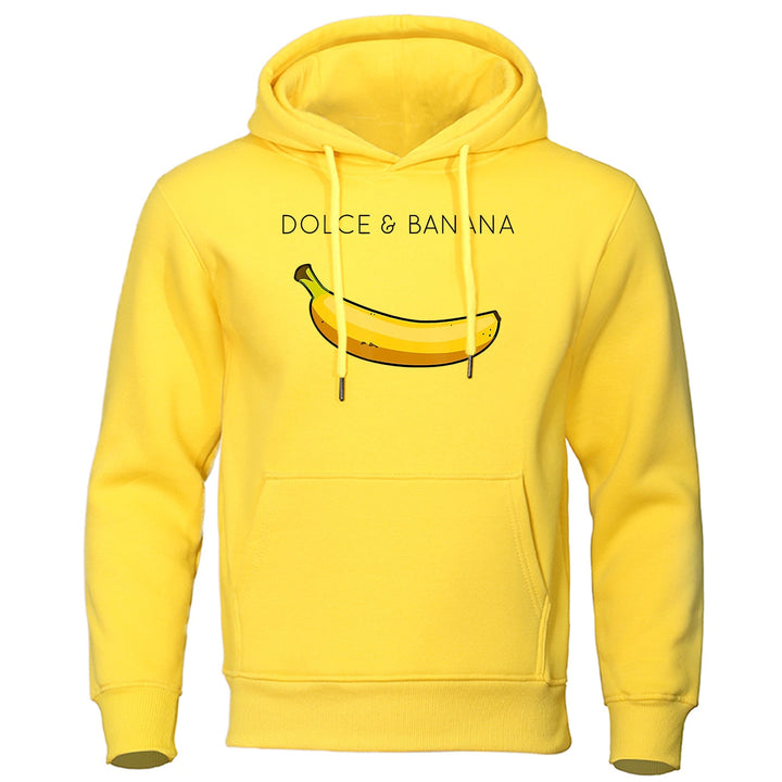 Lune London | Hooded sweatshirt with banana print