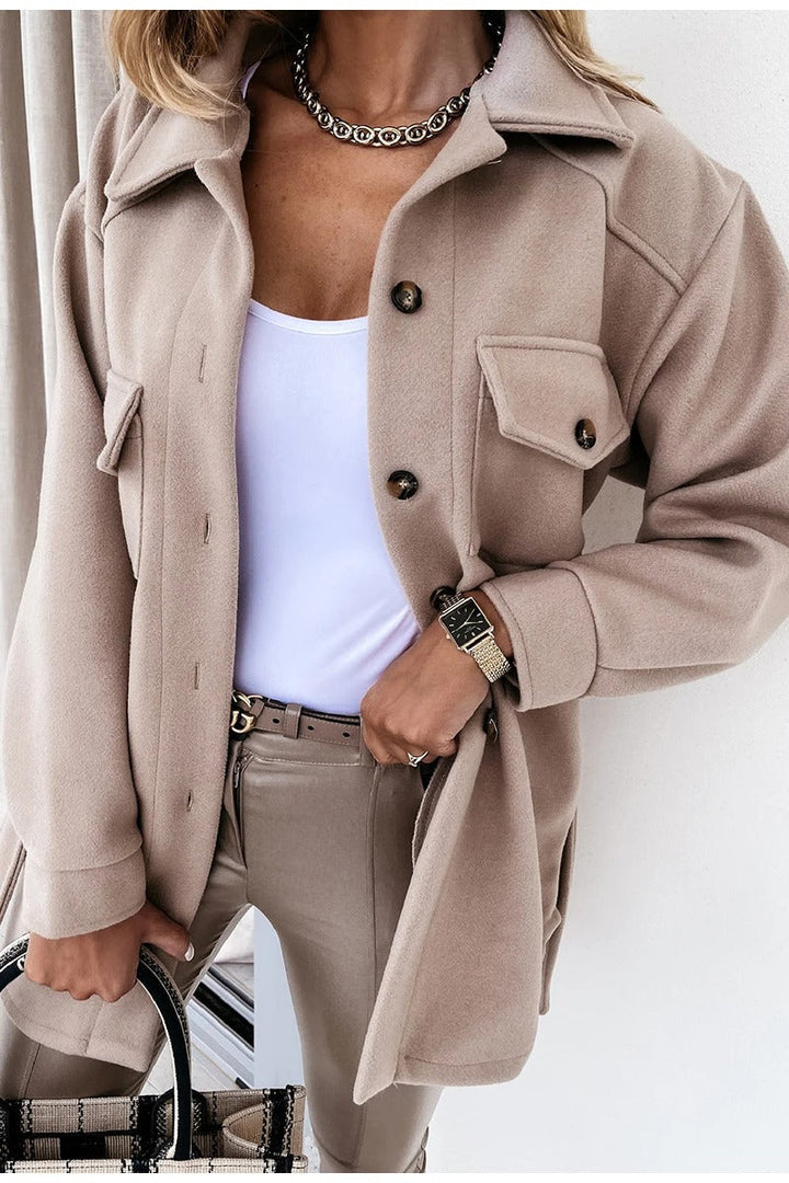 Lune London | Elegant Spring Coat - Mid-Length Coat