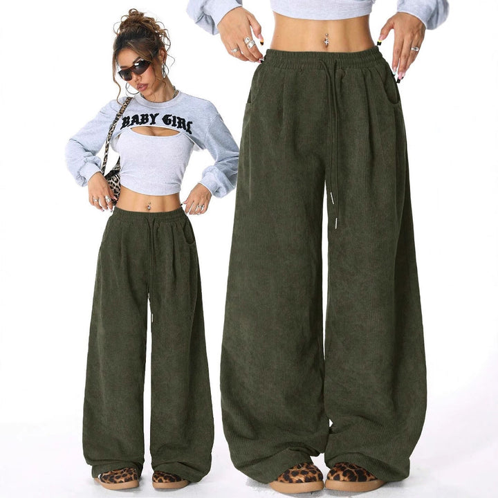 Lune London | Pantalon pour femmes large en Cordura avec taille élastique