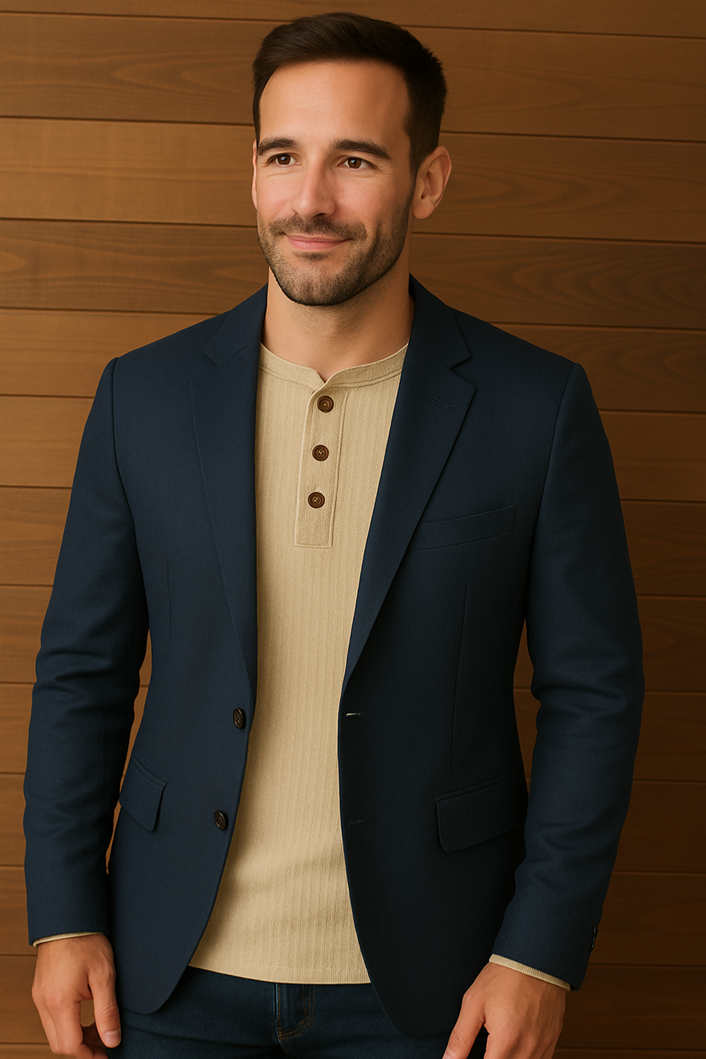 Lune London | Shirt - Men's T-shirt with checkered texture