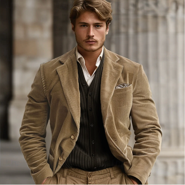Lune London | Blazer en velours côtelé - Mode classique