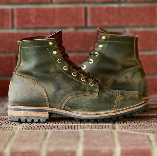 Lune London | Bottes à cheville - Similicuir avec lacets et bout renforcé