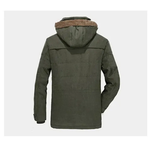 Lune London | Veste - Manteau d'hiver classique et chaud avec capuche