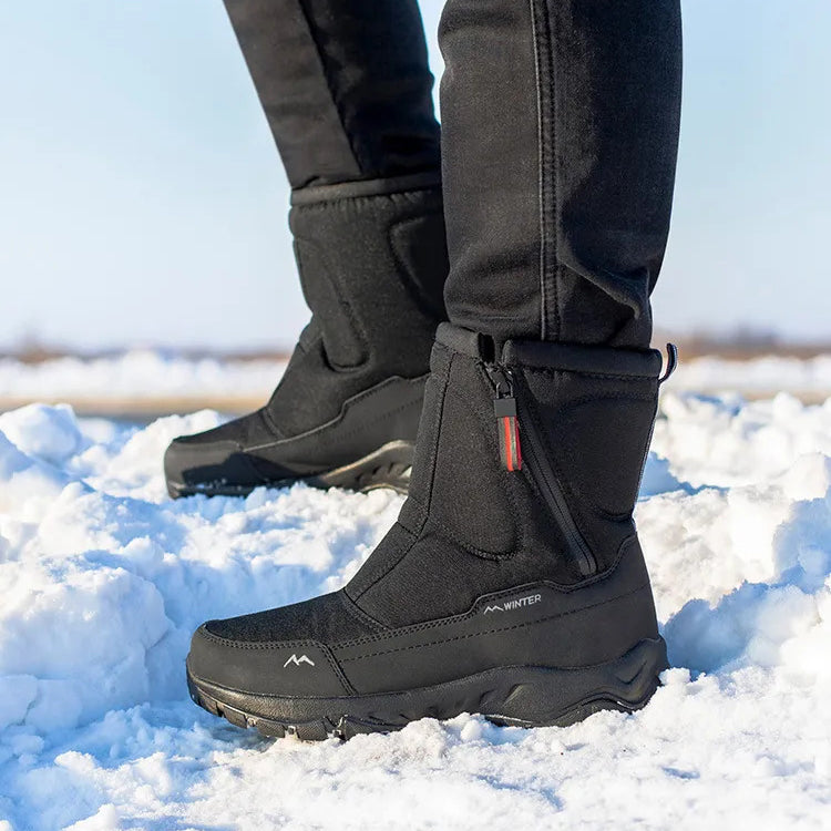 Lune London | Bottes de neige - Résistantes à l'eau mi-hautes avec semelle antidérapante