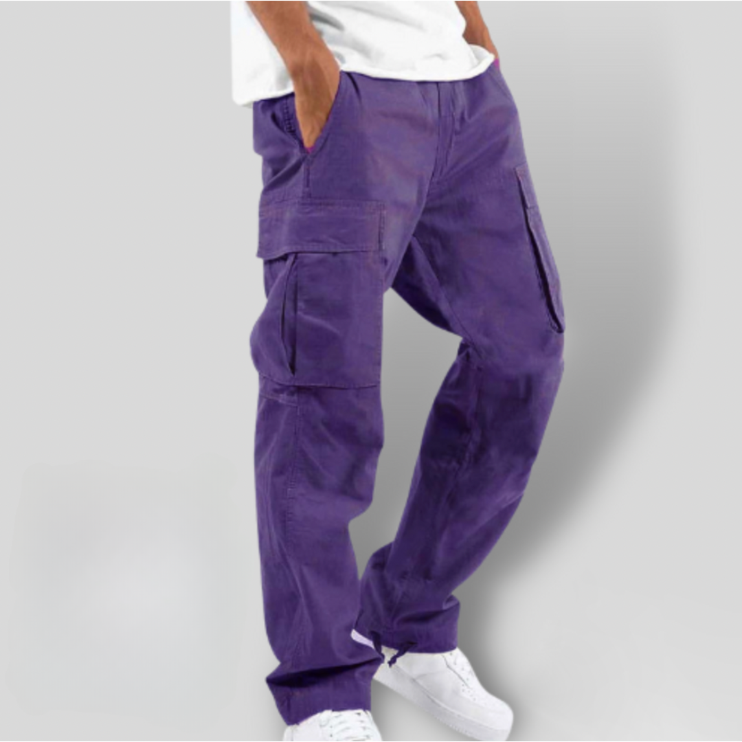 Lune London | Pantalons cargo - Coupe décontractée avec plusieurs poches