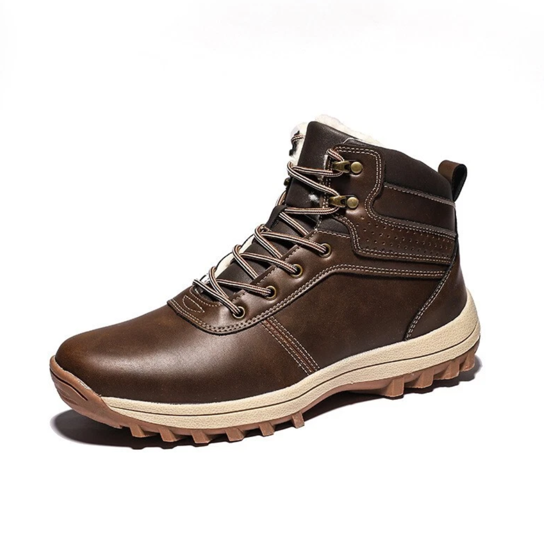 Lune London | Chaussures de randonnée en peluche doublées - Chaussures de montagne imperméables