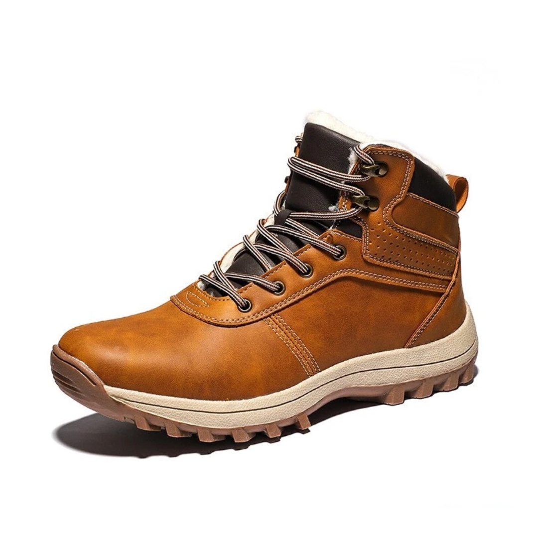 Lune London | Chaussures de randonnée en peluche doublées - Chaussures de montagne imperméables