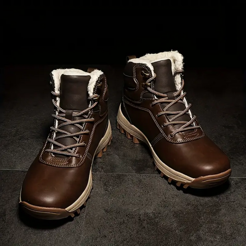 Lune London | Chaussures de randonnée en peluche doublées - Chaussures de montagne imperméables