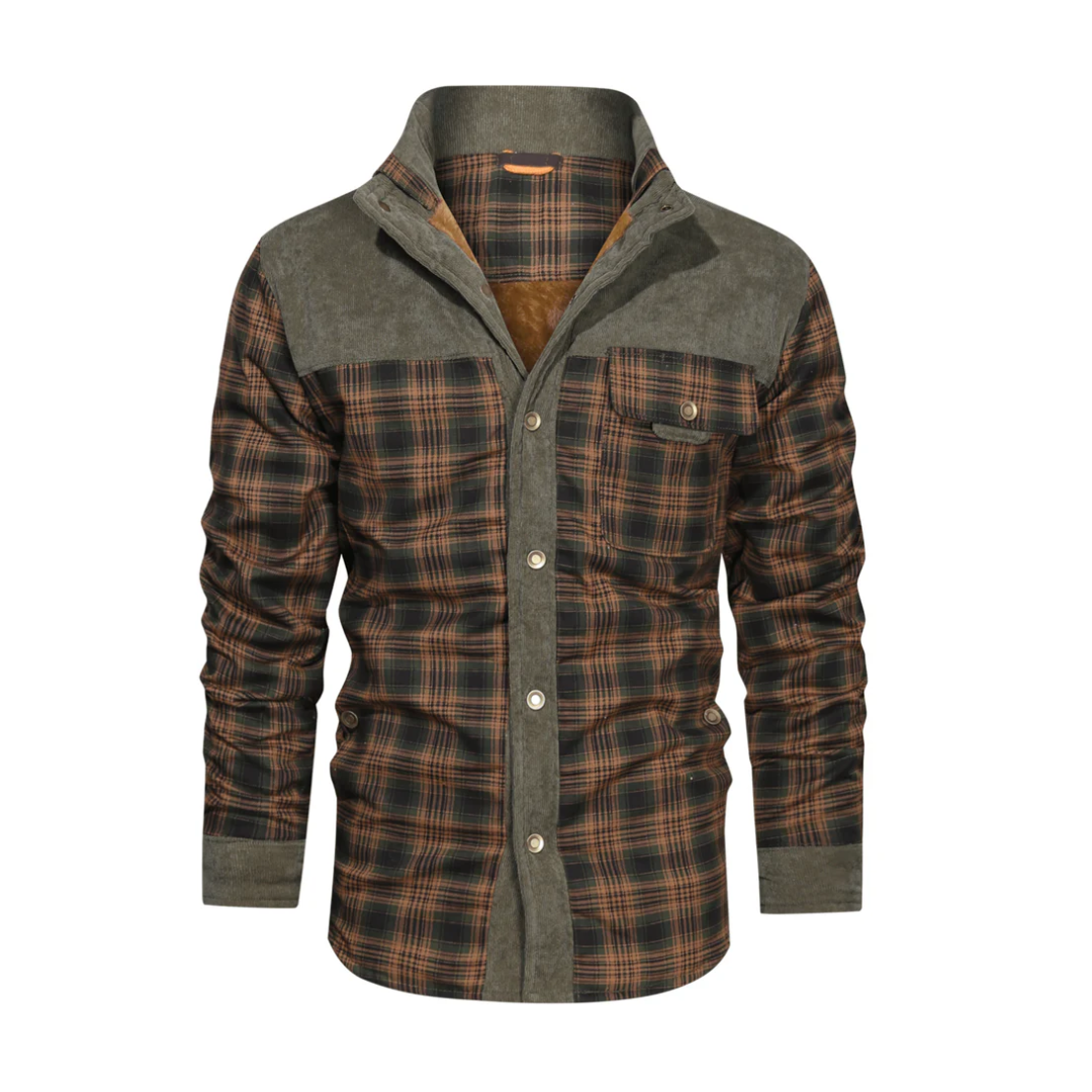 Lune London | Winter Jacket - Lightweight and insulated with plaid pattern