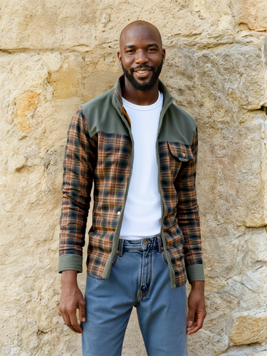 Lune London | Winter Jacket - Lightweight and insulated with plaid pattern