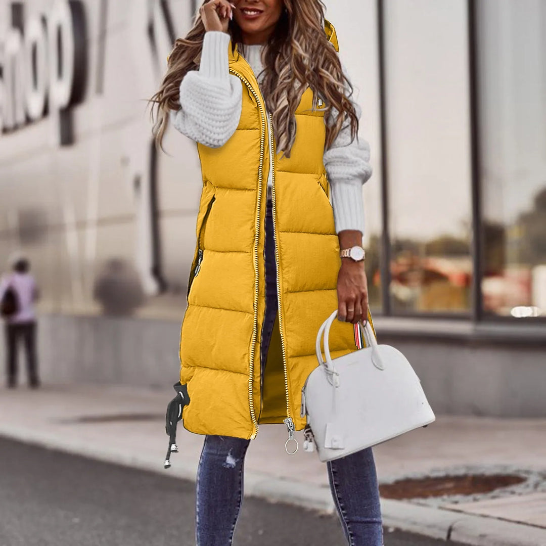Lune London | Padded vest with hood