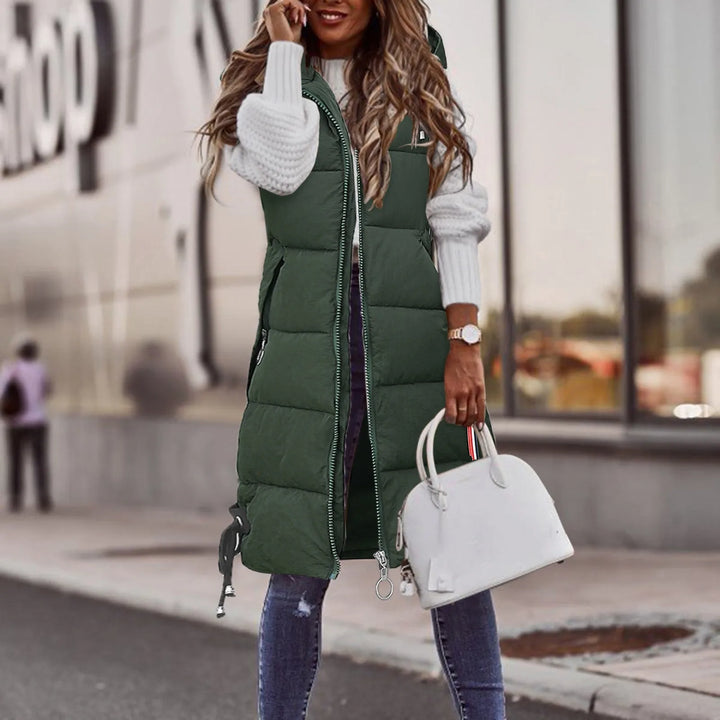 Lune London | Padded vest with hood