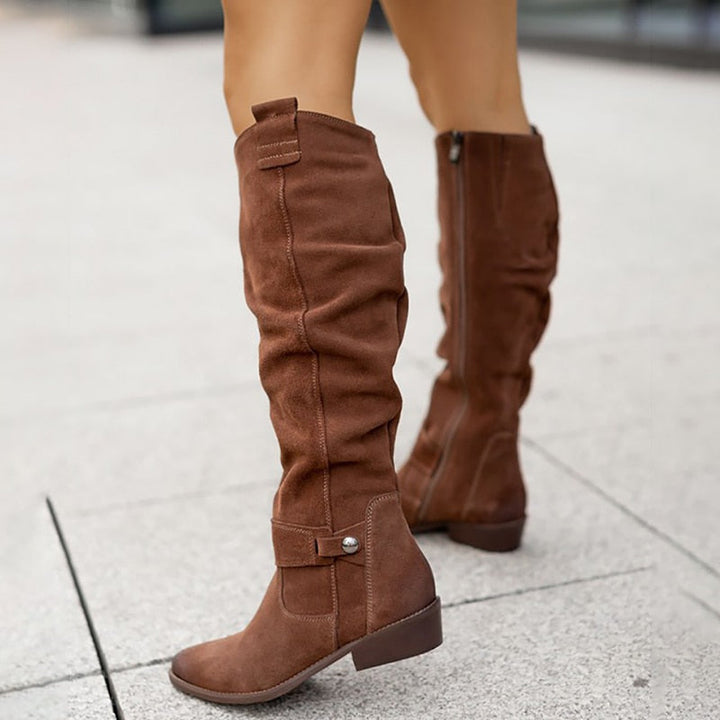 Lune London | Warm Suede Boots - Cozy Winter Shoes