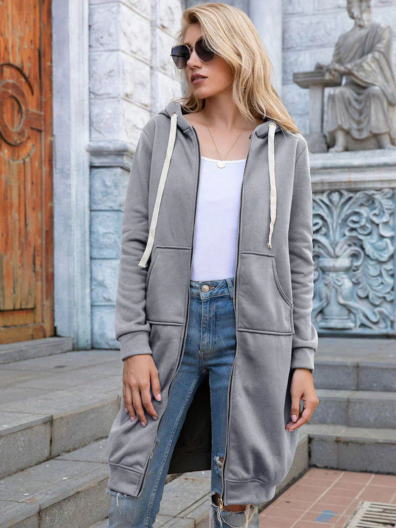 Lune London | Chic Long Sweatshirt Jacket
