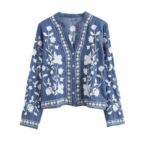 Lune London | Denim Bloom Cardi