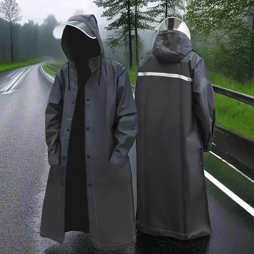 Lune London | Black rain jacket for adults - Waterproof and breathable for outdoor use