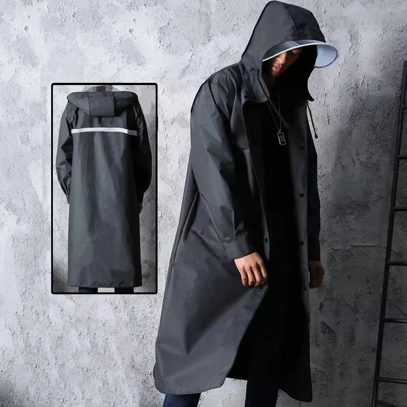 Lune London | Black rain jacket for adults - Waterproof and breathable for outdoor use