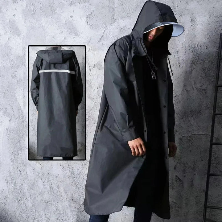 Lune London | Black rain jacket for adults - Waterproof and breathable for outdoor use