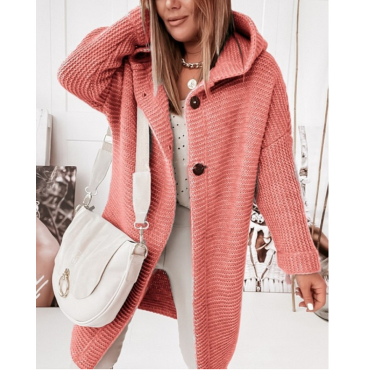 Lune London | Hooded Cardigan - Loose Fit Soft Fabric Year-Round Wear