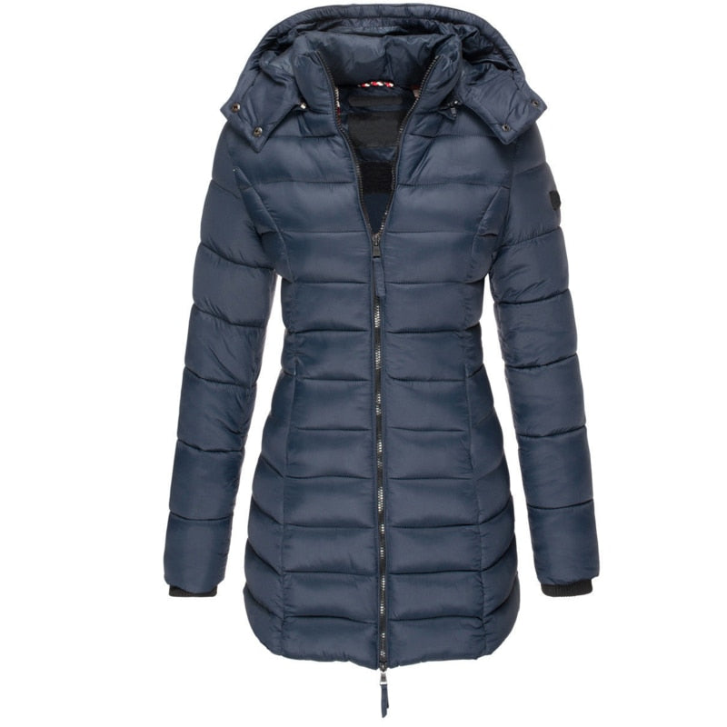 Lune London | Women's Lightweight Down Jacket with Hood - Winter