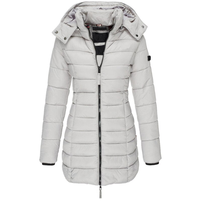 Lune London | Women's Lightweight Down Jacket with Hood - Winter