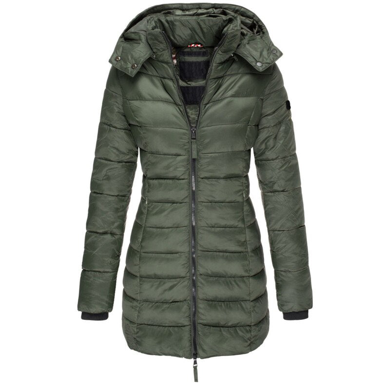 Lune London | Women's Lightweight Down Jacket with Hood - Winter