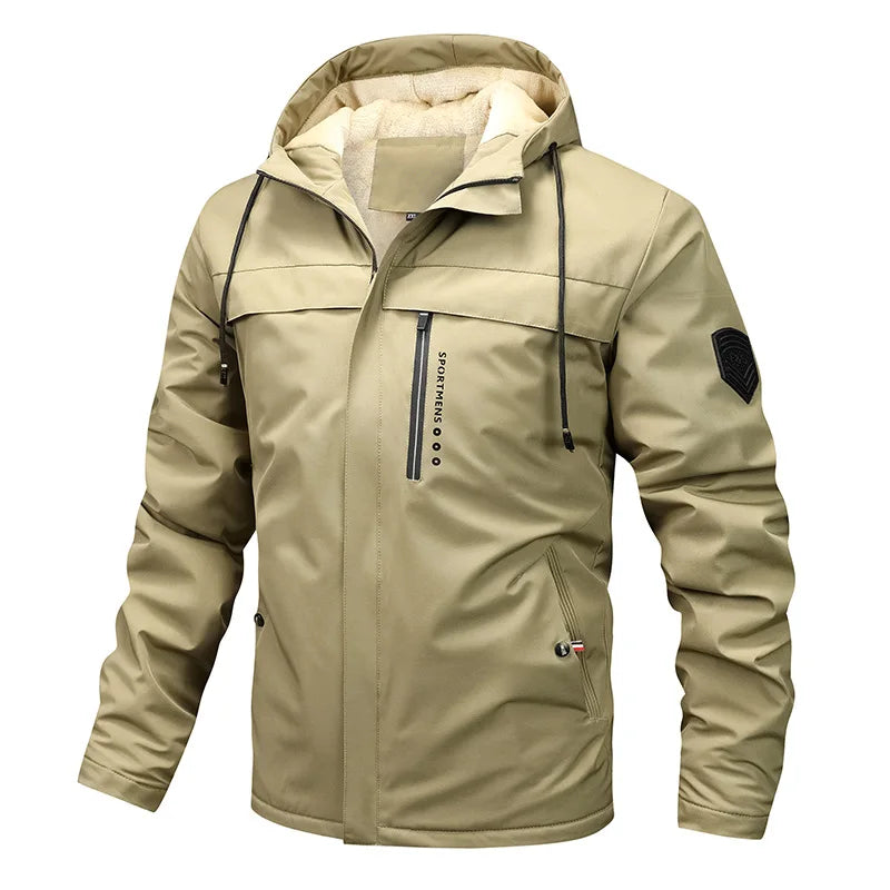 Lune London | Hooded fleece jacket for men - Regular fit
