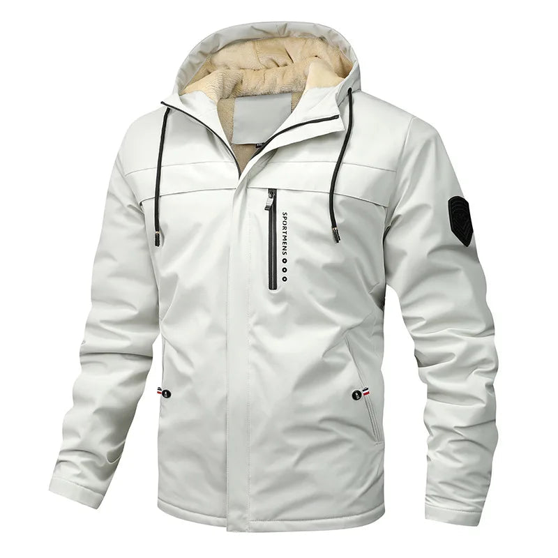 Lune London | Hooded fleece jacket for men - Regular fit