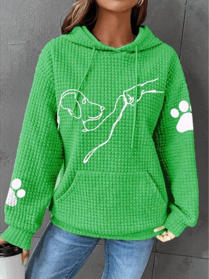 Lune London | Hoodie Dog Print for Women - Long Sleeve