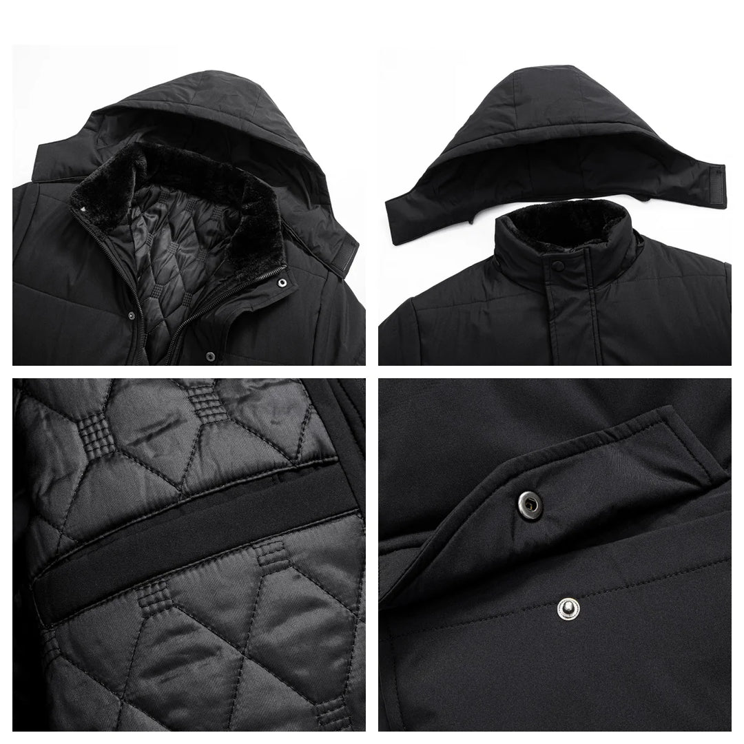 Lune London | fur-lined puffer jacket