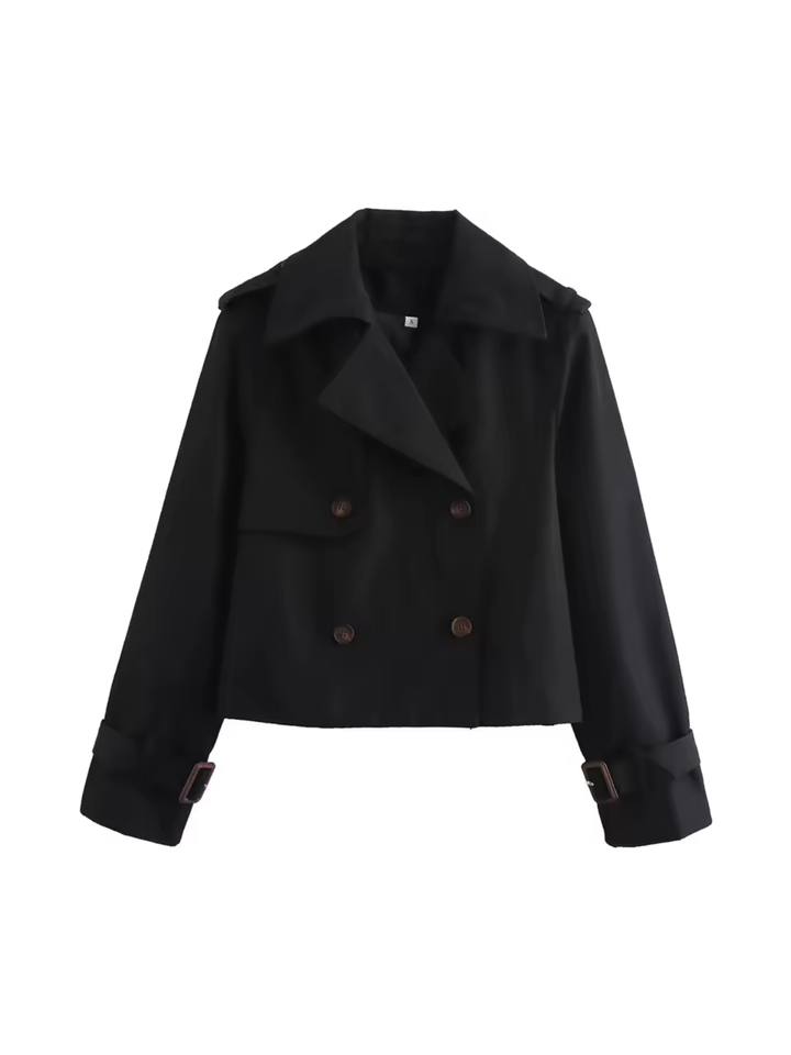 Lune London | Double-breasted Versatile Short Trench Coat