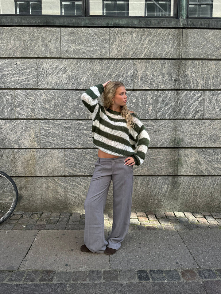 Lune London | Striped Knit Sweater Soft and Comfortable Perfect for Everyday