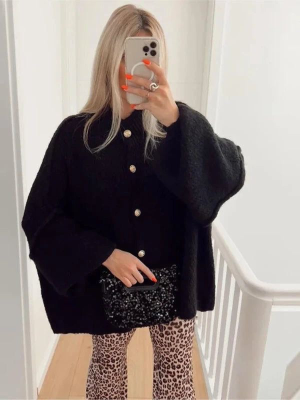 Lune London | Stylish Oversized Wool Cardigan for Women