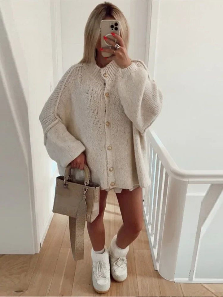Lune London | Stylish Oversized Wool Cardigan for Women