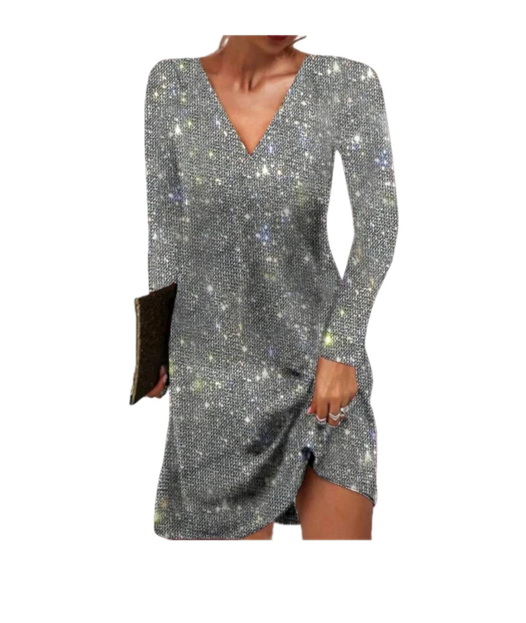 Lune London | Women's Sequin Dress with Long Sleeves