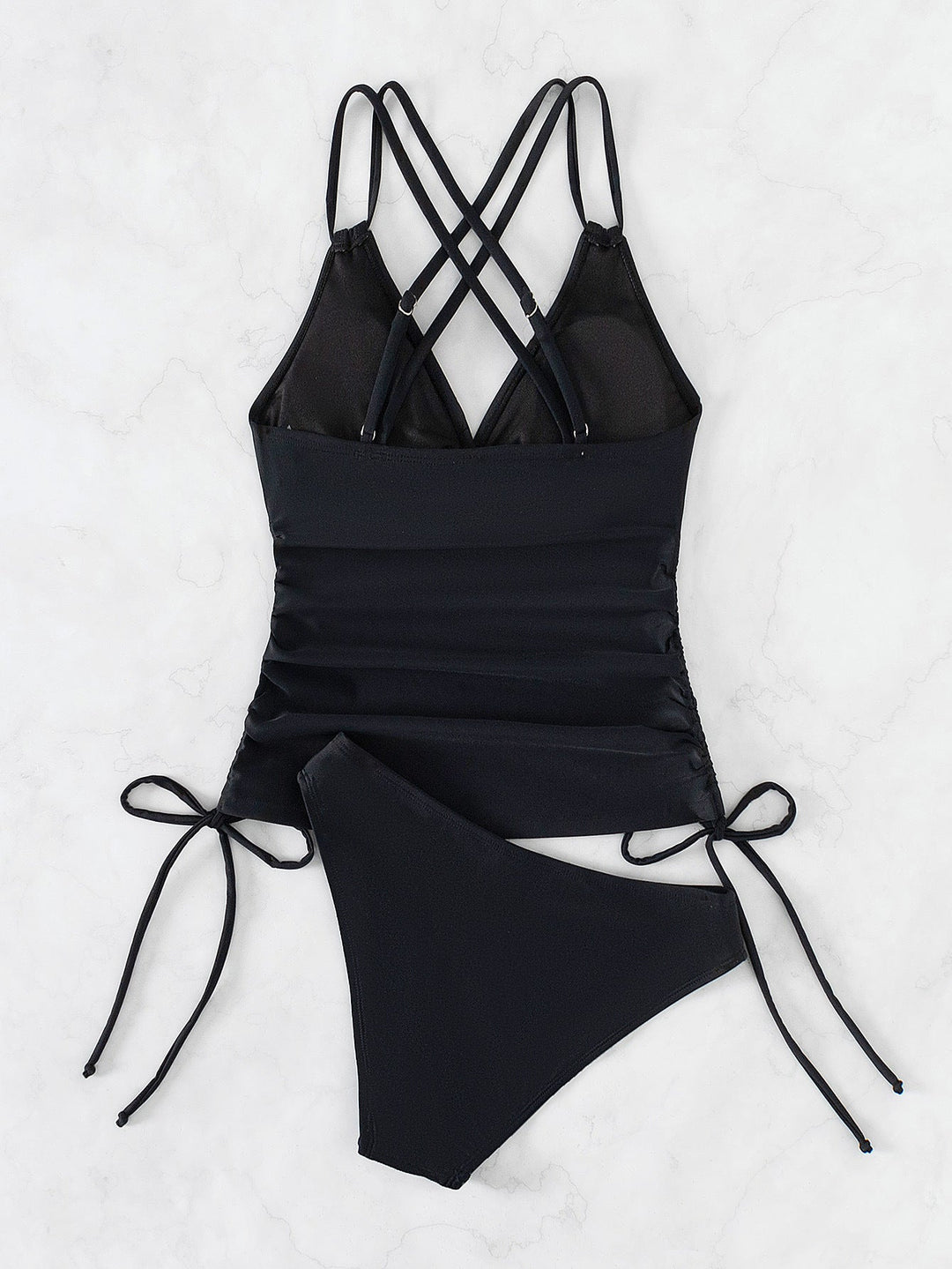 Lune London | Tankini swimsuit with crossed straps