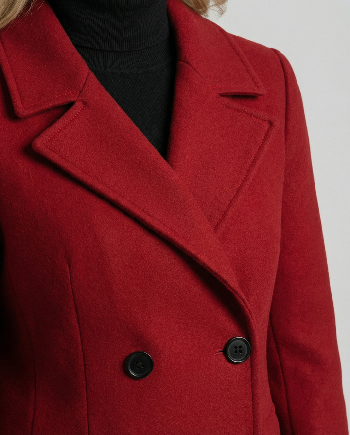 Women’s Textured Tweed Jacket with Double Front & Patch Pockets | Lune London