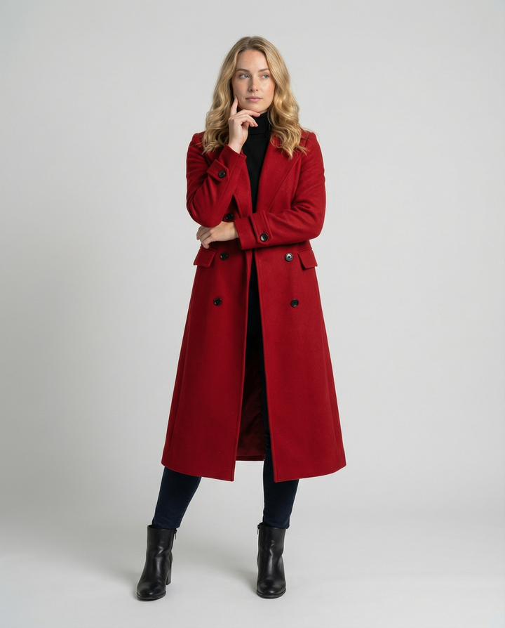 Women’s Textured Tweed Jacket with Double Front & Patch Pockets | Lune London