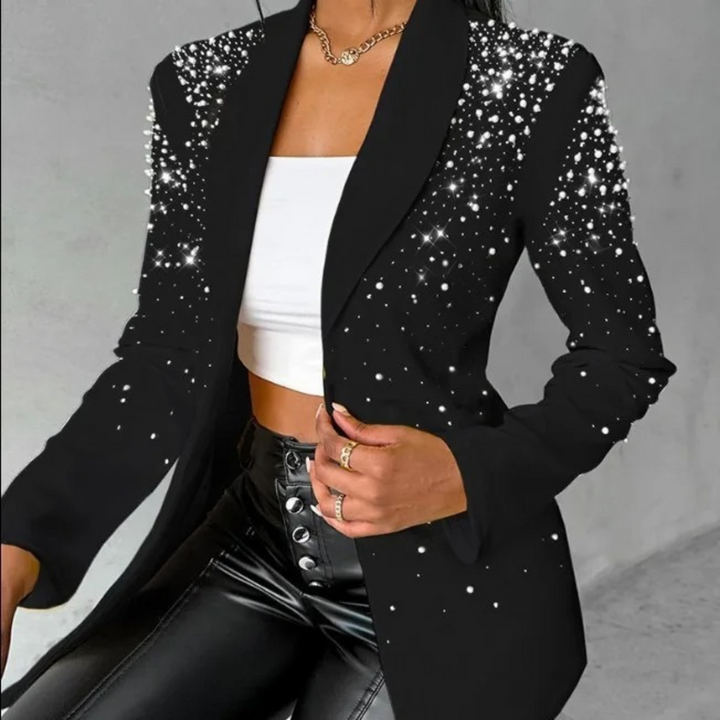 Lune London | Slim Women's Blazer with Pearl Details