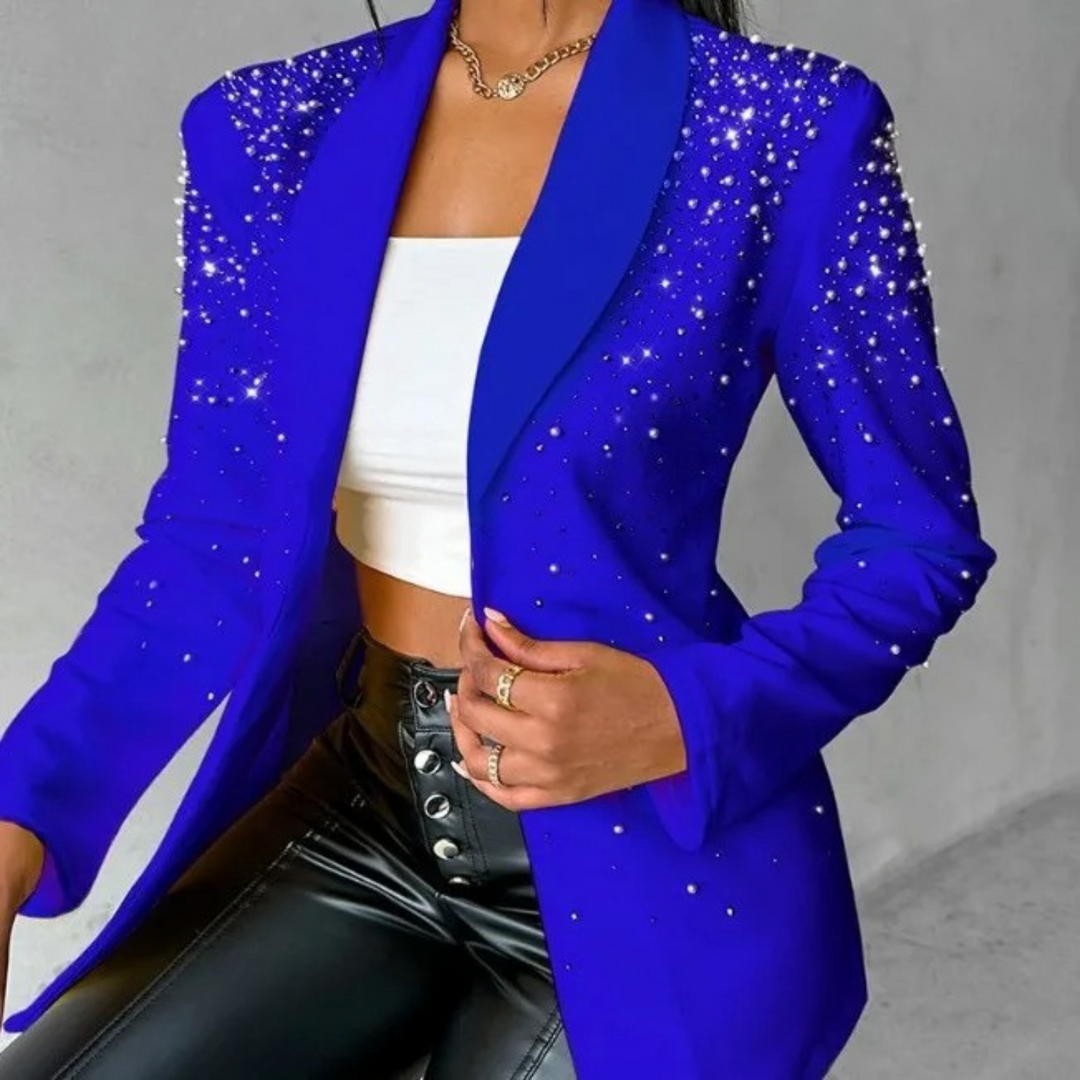 Lune London | Slim Women's Blazer with Pearl Details