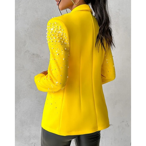 Lune London | Slim Women's Blazer with Pearl Details