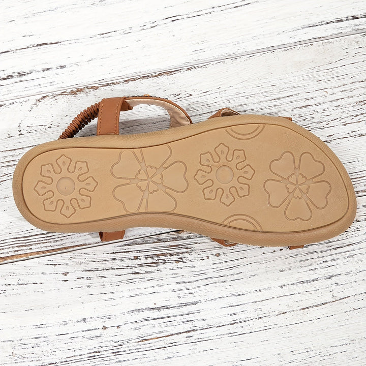 Lune London | Boho Sandals with Rhinestones and Ethnic Details