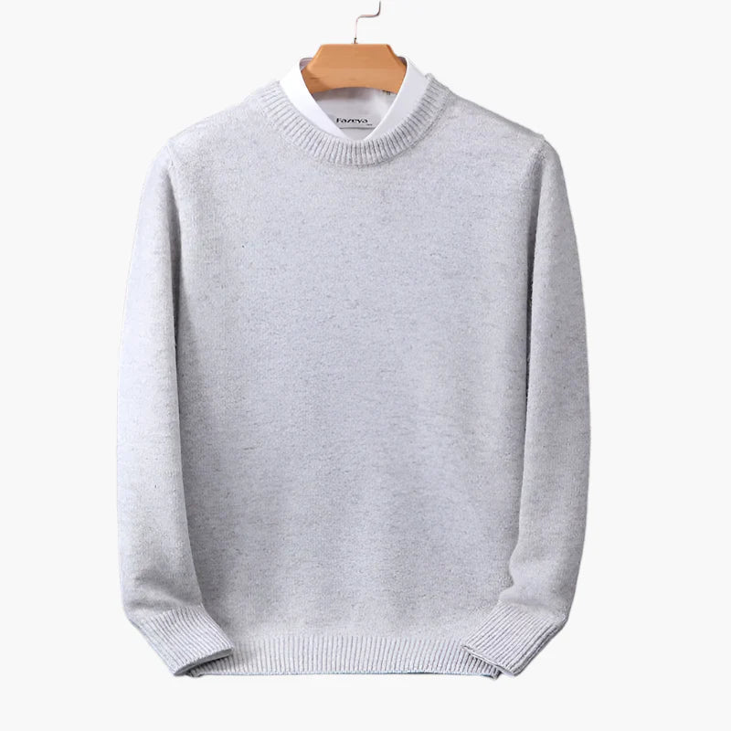 Lune London | Business sweater with collar - Elegant knit sweater for the office and everyday