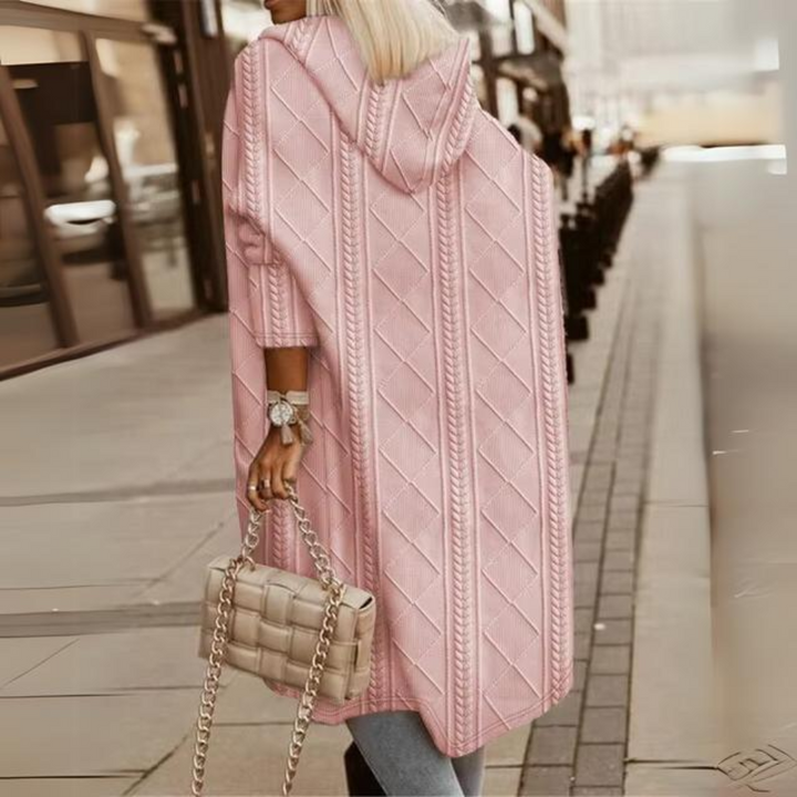Lune London | Elegant long jacket with hood