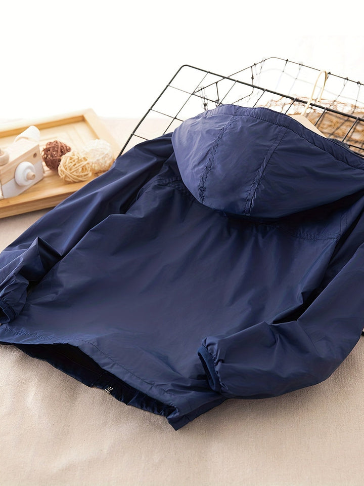 Lune London | Boys' rain jacket with hood - stylish, practical and waterproof