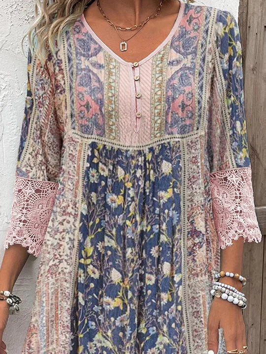 Lune London | Jente Bohemian Tunika Kleid