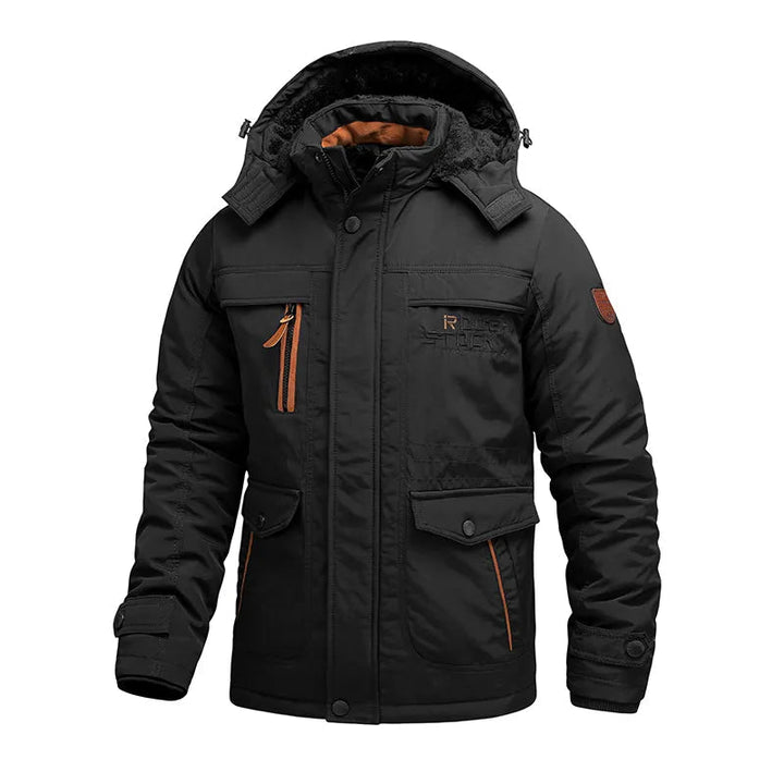 Lune London | Tactical Waterproof Winter Jacket for Men with Removable Hood