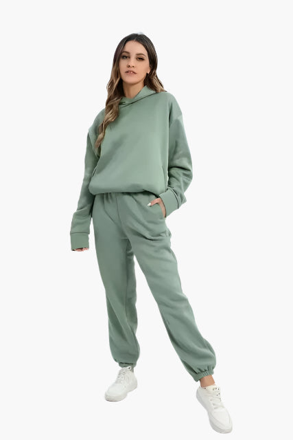 Lune London | Hoodie & Jogging Pants Set - Winter Leisure Set, Casual Relaxed Outfit