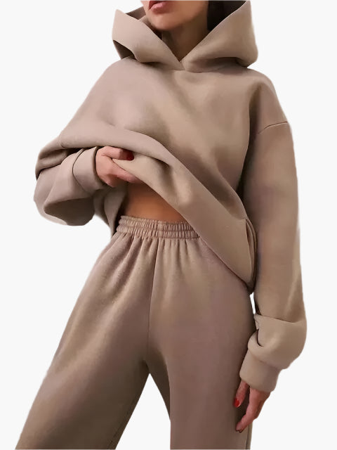 Lune London | Hoodie & Jogging Pants Set - Winter Leisure Set, Casual Relaxed Outfit
